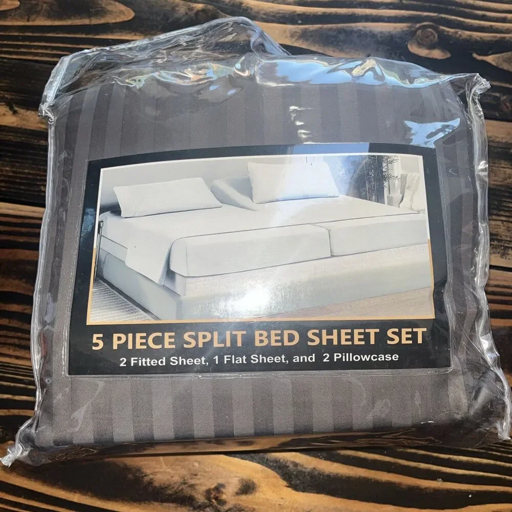 Cottington Lane Split Queen Sheets Sets for Adjustable Bed